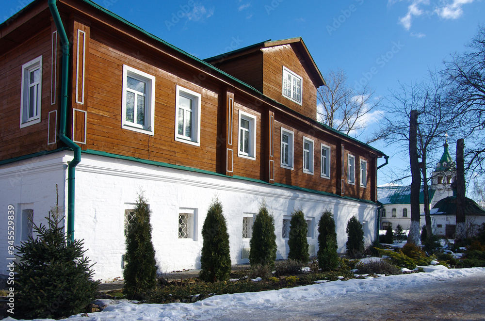 ALEKSANDROV, RUSSIA - February, 2020: Alexandrovskaya sloboda, the famos russian residence of tsar Ivan Grozny