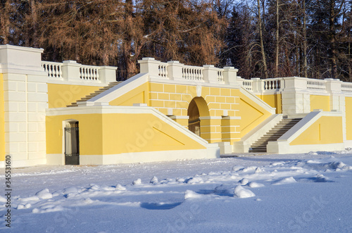 Photography Moscow, Russia - January, 2019: Arkhangelskoye Museum Estate