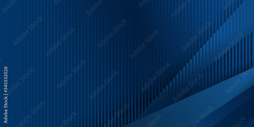 Obraz premium Dark blue modern light carbon 3D presentation background with halftone. Vector illustration design for presentation, banner, cover, web, flyer, card, poster, wallpaper.