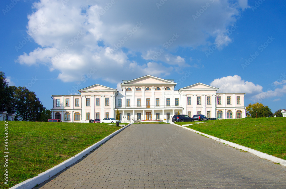 DUBROVITSY, MOSCOW REGION, RUSSIA - September, 2019: House of Prince Golitsyn in Dubrovitsy manor
