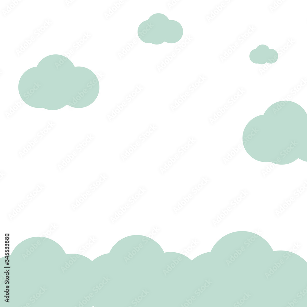 Sky clouds background, vector illustration Sky clouds background, vector illustration