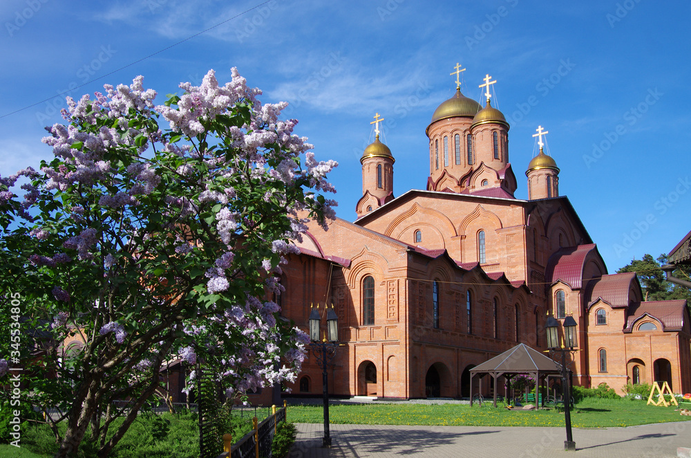 RAMENSKY DISTRICT, MOSCOW REGION, RUSSIA - October, 2015: Peter and Paul Church,  Ilinskoe