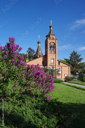 RAMENSKY DISTRICT, MOSCOW REGION, RUSSIA - October, 2015: Church of Presentation of Mary, Ilinskoe