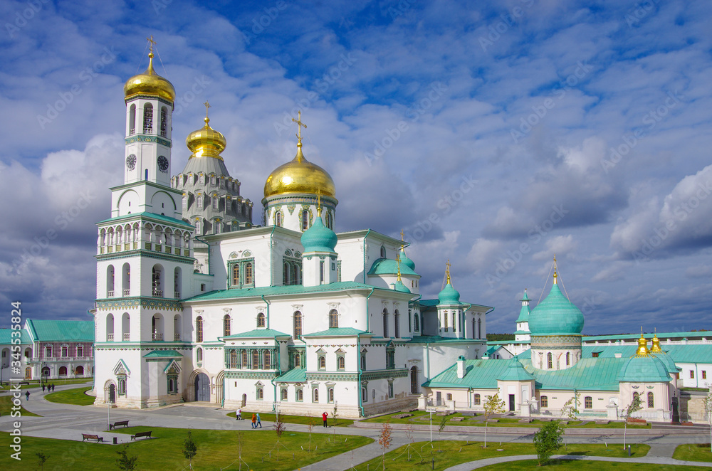 ISTRA, RUSSIA - October, 2019: The New Jerusalem Monastery, also known as the Voskresensky Monastery