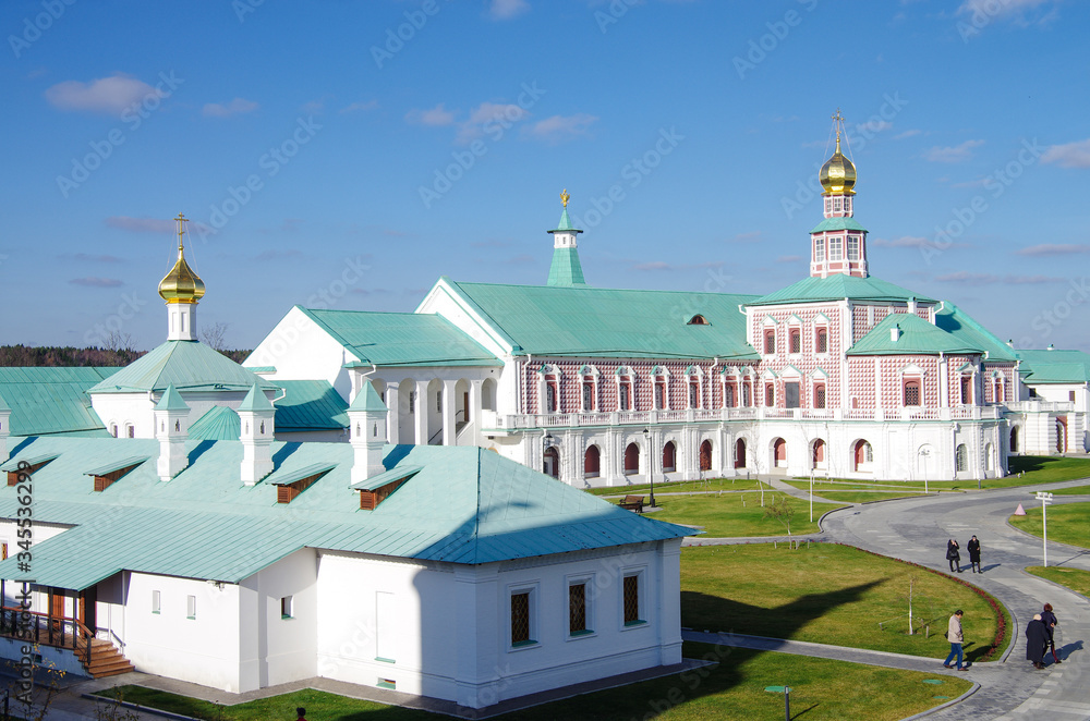 ISTRA, RUSSIA - October, 2019: The New Jerusalem Monastery, also known as the Voskresensky Monastery