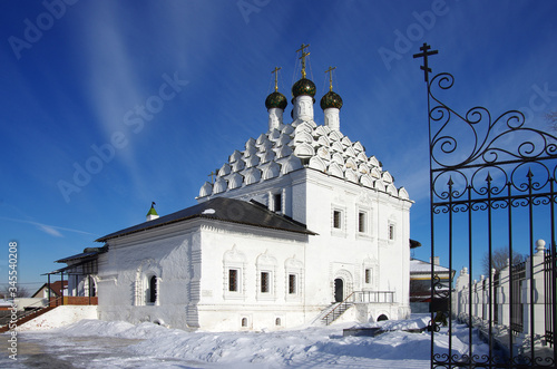 KOLOMNA, RUSSIA - February, 2019: Church of Nikola Posadsky in winter day photo