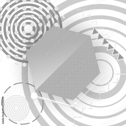Created abstract geometric minimal style background
