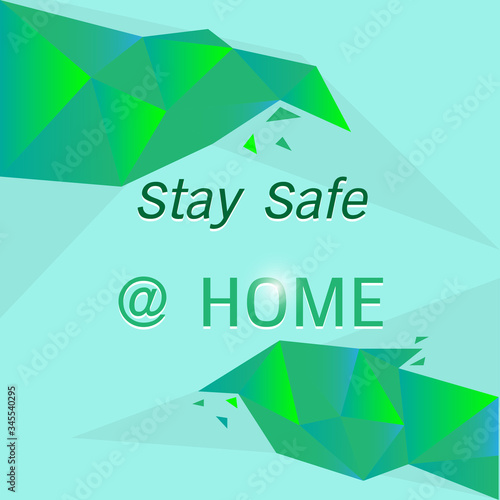 Created abstract geometric triangle background