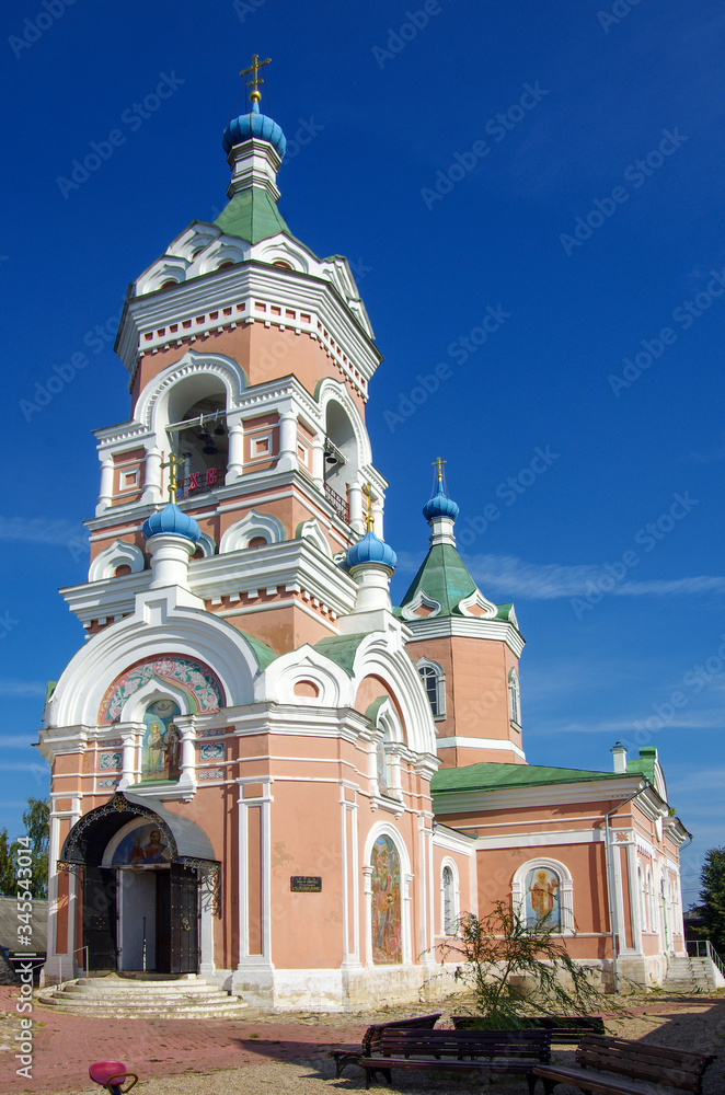 Mozhaisk, Russia - September, 2019: Ioakimo - Annovskiy Temple
