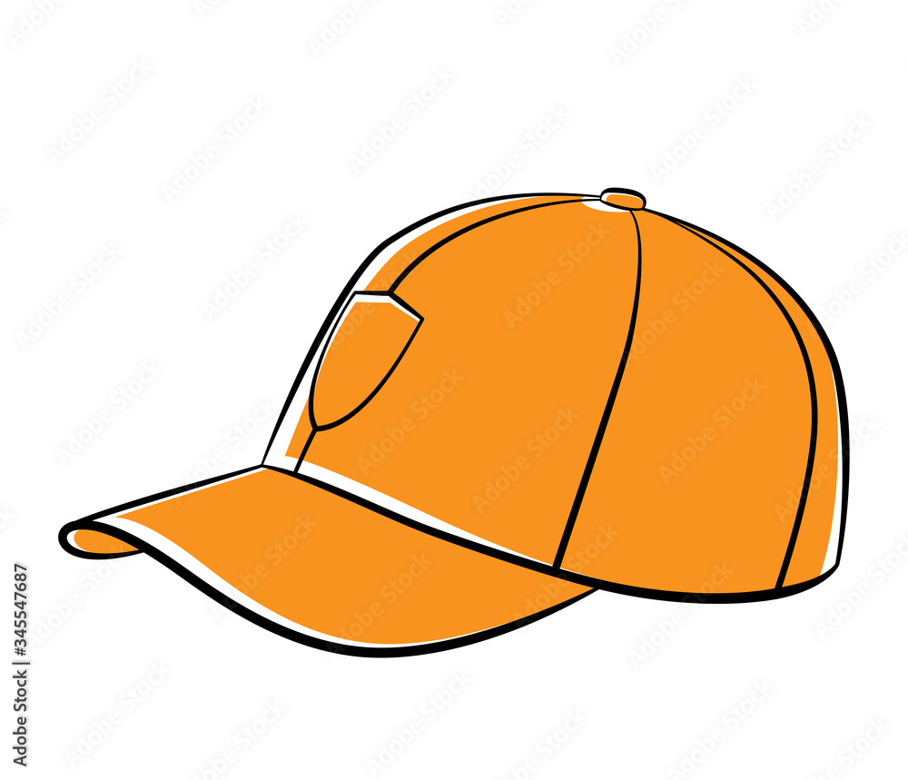 Vector illustration of baseball cap Vector illustration of baseball cap