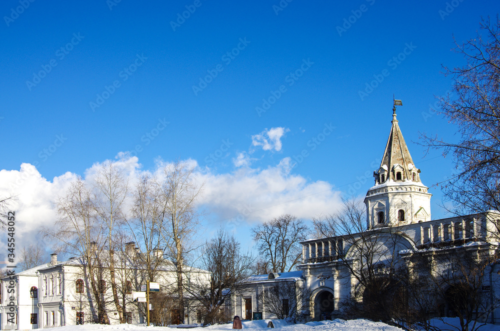 MOSCOW, RUSSIA - January, 2019: The Estate Of The Romanovs In Izmailovo