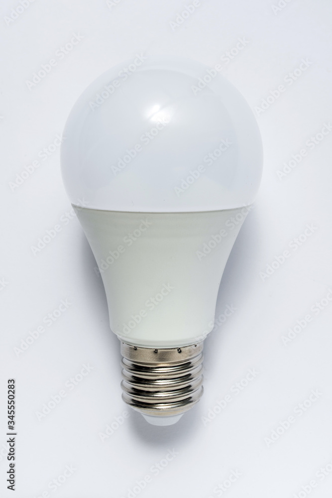 Energy saving light bulbs on a white background. Energy saving light bulbs on a white background.