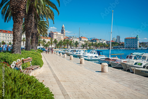 Split town in Croatia