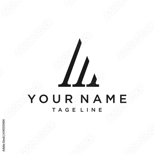 letter A logo design abstract , with beauty industry and fashion logo.cosmetics business, simple logo premium. 