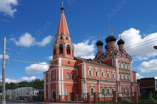 Moscow, Russia - May, 2019: Church of Saint Nicholas the Wonderworker in Bolvanovka photo