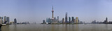 Panoramic view of Pudong skyline