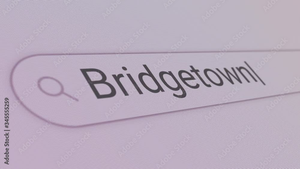 Bridgetown Search Bar Close Up Single Line Typing Text Box Layout Web Database Browser Engine Concept Bridgetown Search Bar Close Up Single Line Typing Text Box Layout Web Database Browser Engine Concept
