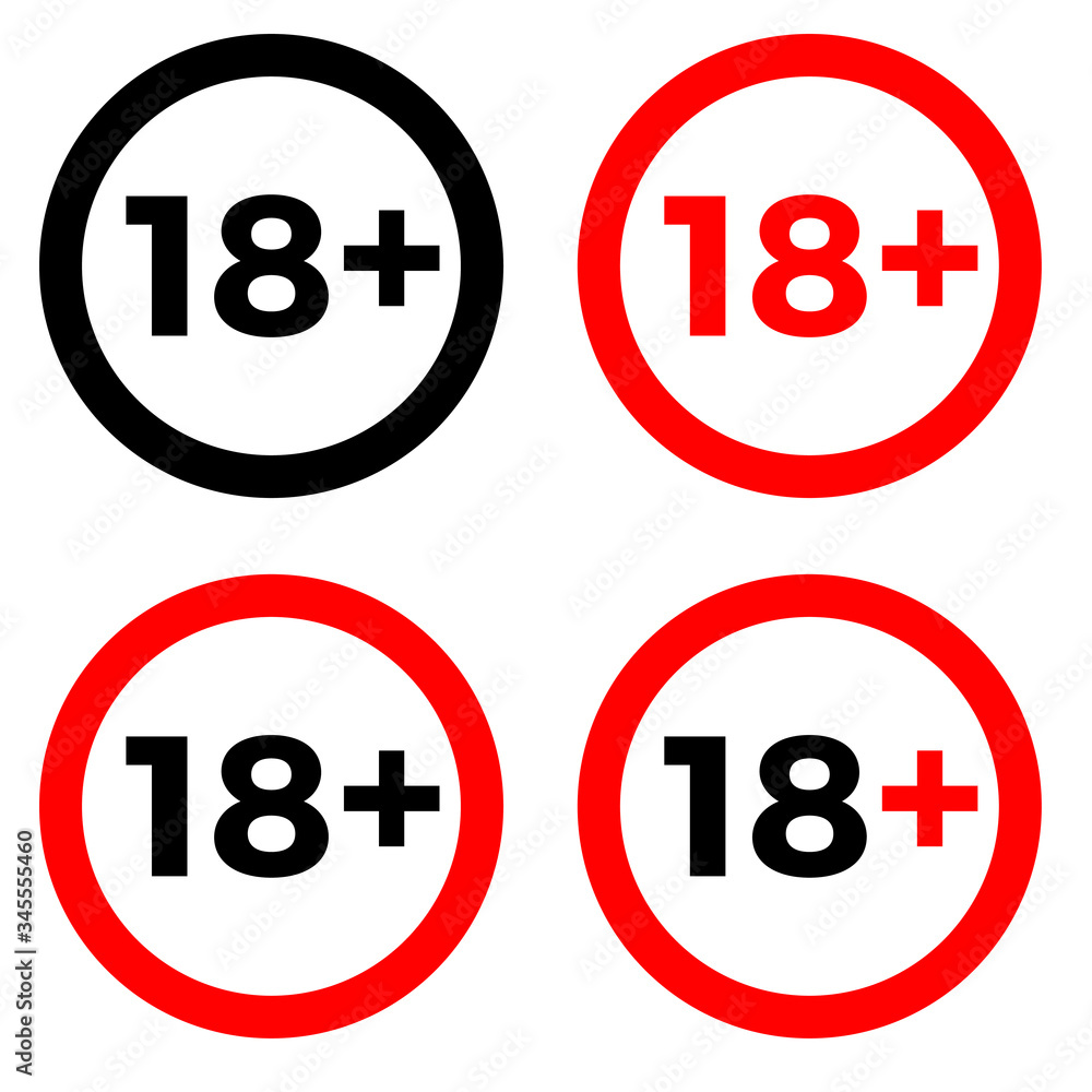 Under 18 Sign Warning Symbol Over 18 Only Censored Eighteen Age Older under-18-sign-warning-symbol-over-18-only-censored-eighteen-age-older