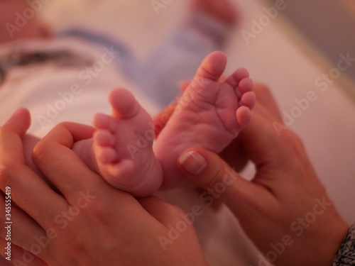 newborn baby feet
