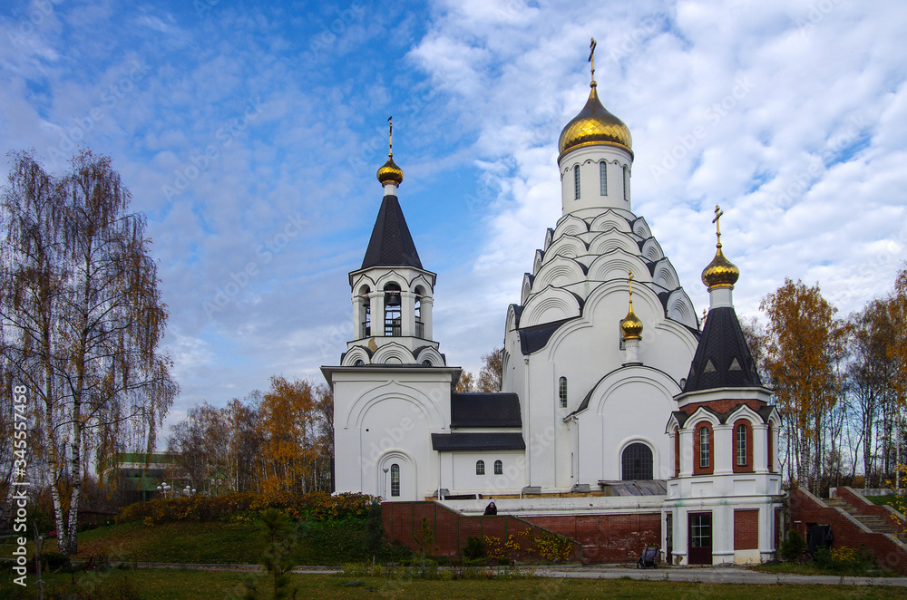 MYTISHCHI, RUSSIA - October, 2019: Church of St. Nicholas
