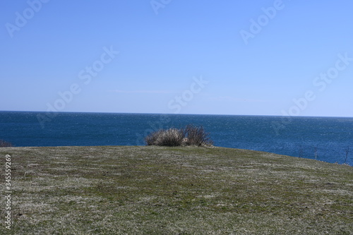 coastline saroma in spring photo