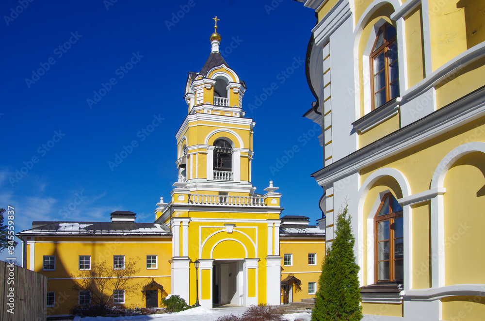 SERGIYEV POSAD, RUSSIA - March, 2020: Spaso-Vifansky monastery