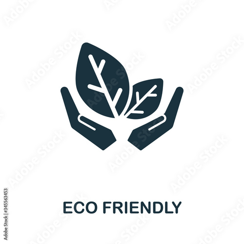 Eco Friendly icon from organic farming collection. Simple line Eco Friendly icon for templates, web design and infographics