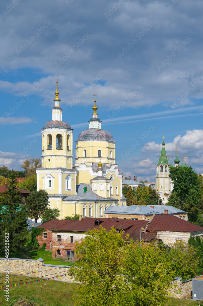SERPUKHOV, RUSSIA - September, 2019: View of the Church of the Prophet Elijah
