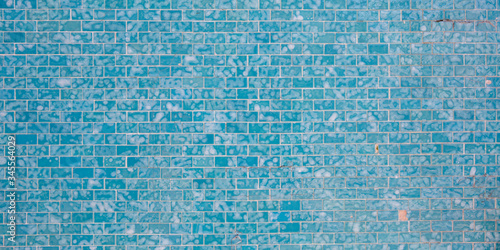 Swimming pool blue mosaic background tiles linoleum flooring
