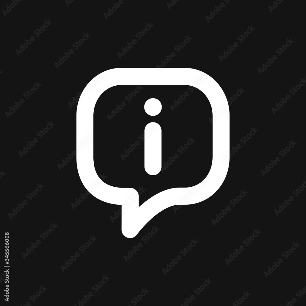 Information icon, vector symbol used for assistance and tourism Information icon, vector symbol used for assistance and tourism