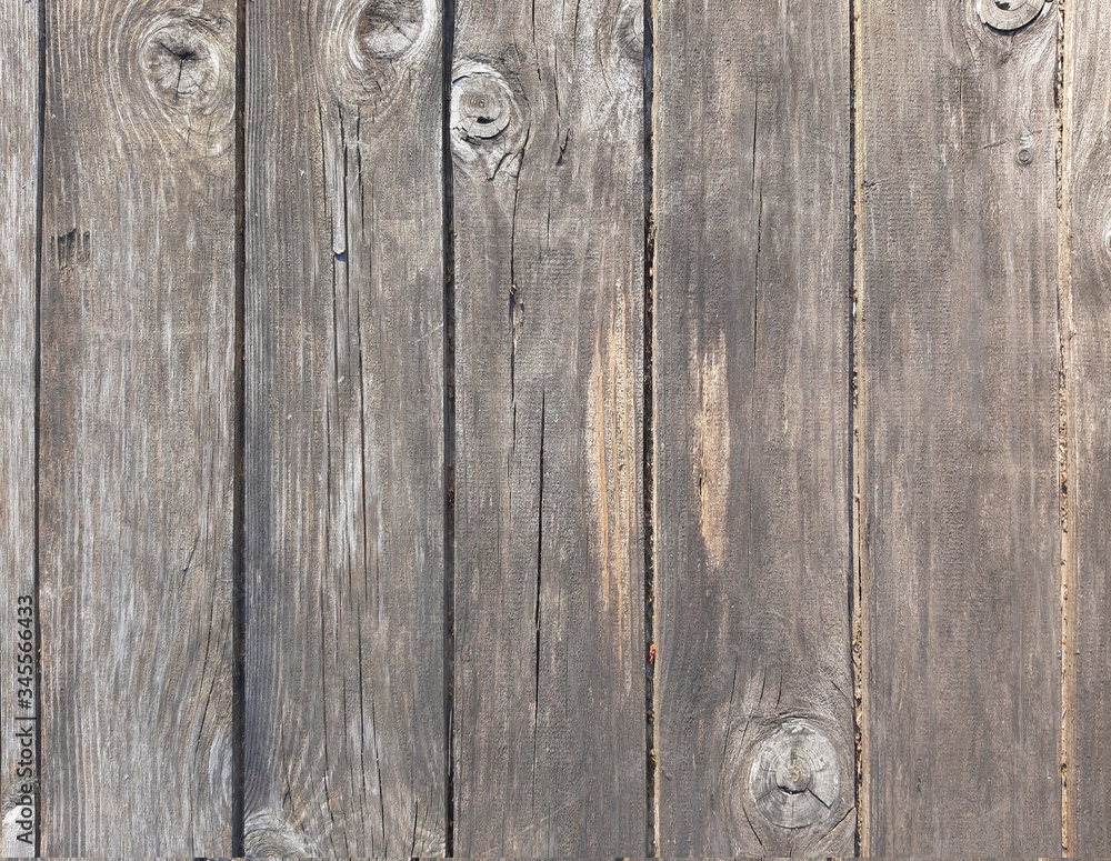 Fototapeta premium Gray fence wood textured background