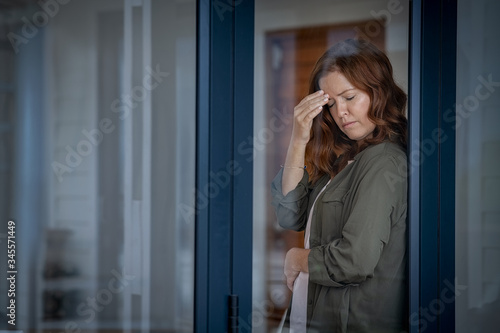 Stressed mature woman having headache Free Download Stressed mature woman having headache - GFXLoad