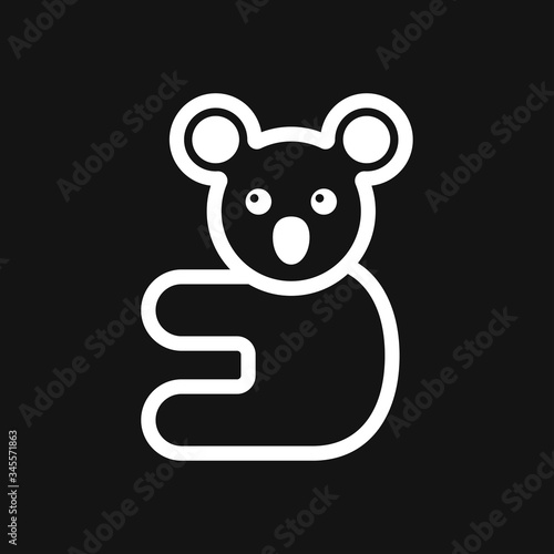 Photography Koala bear icon animal symbol, logo, symbol