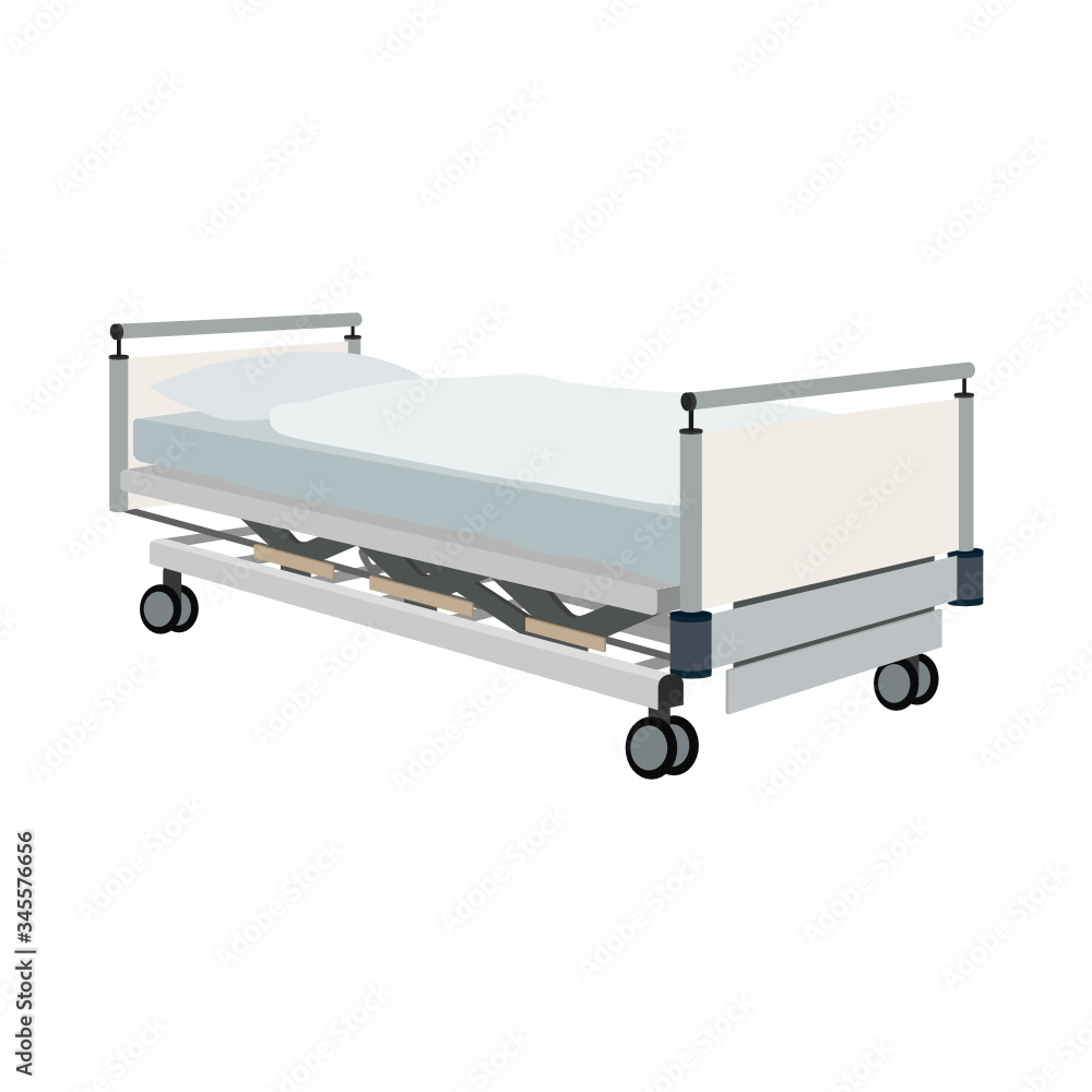 Krankenhausbett Vektor-Illustration Krankenhausbett Vektor-Illustration