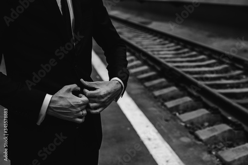 male special security agent at the station