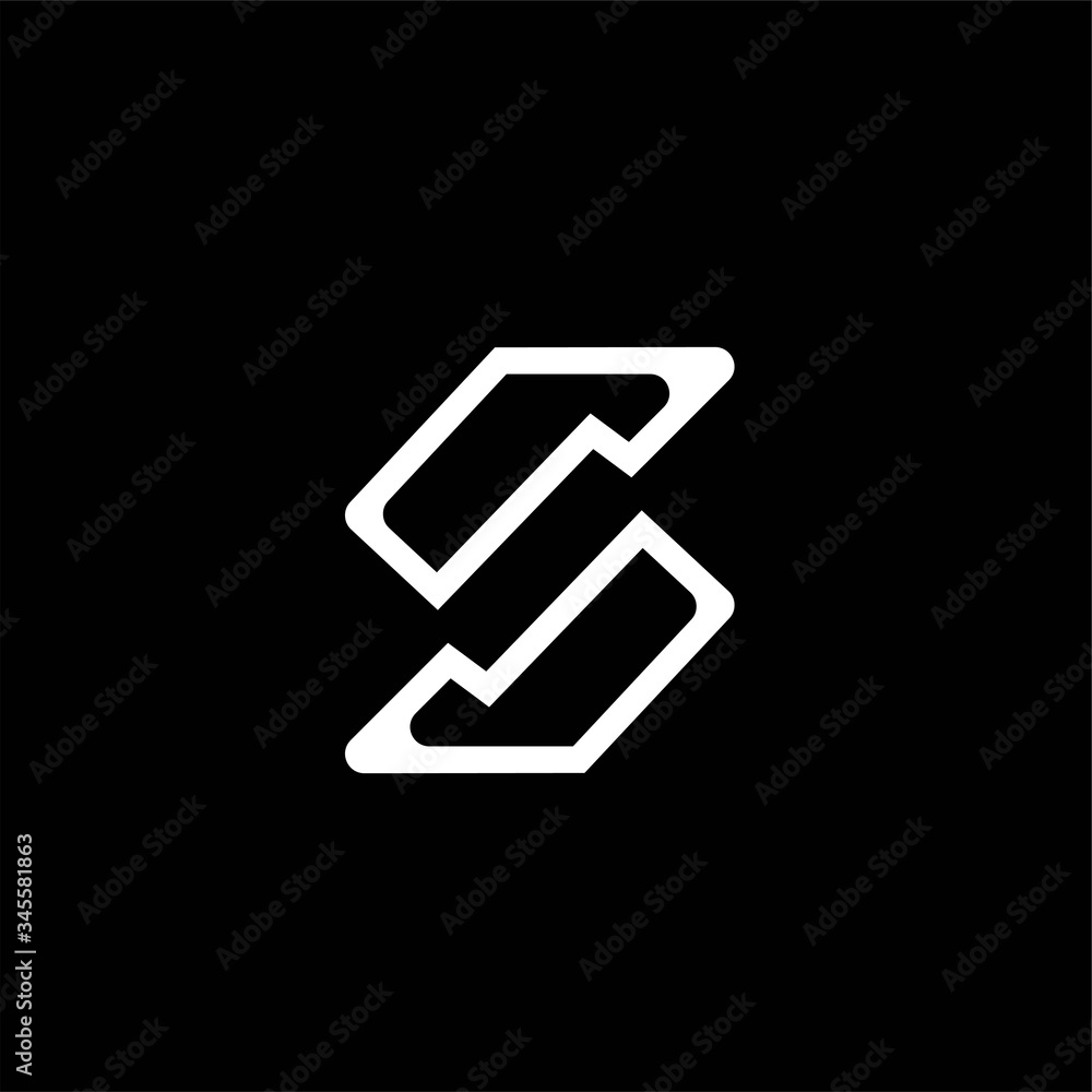 Logo design letter S line simple images Logo design letter S line simple images