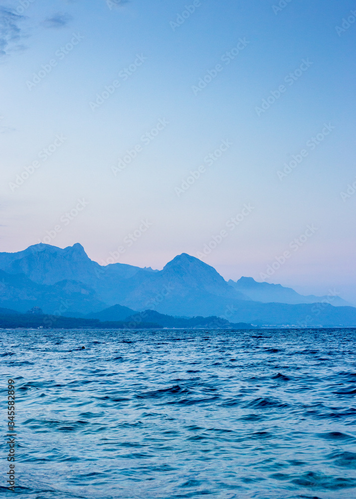 View of the mountains of Kemer.