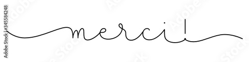 Calligraphie vecteur MERCI!