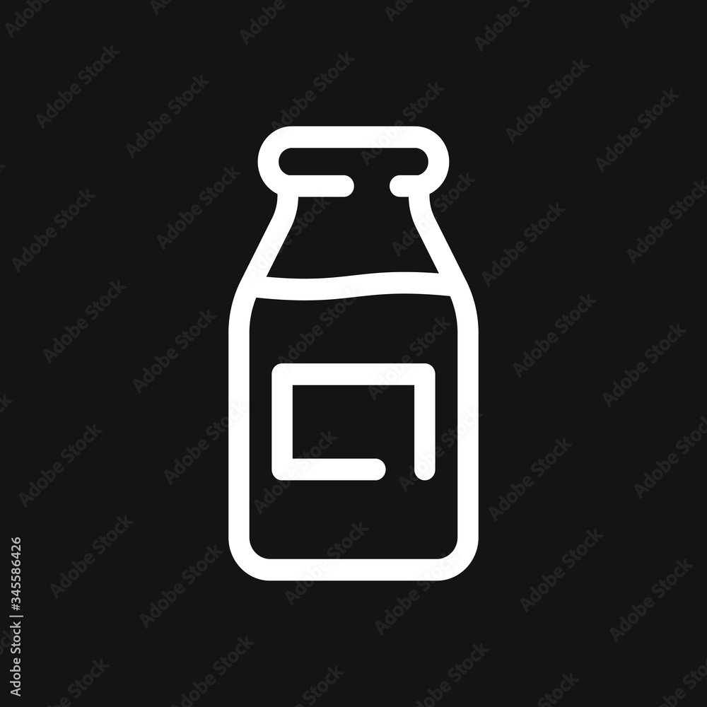 Milk icon, symbols for fresh natural food design Milk icon, symbols for fresh natural food design