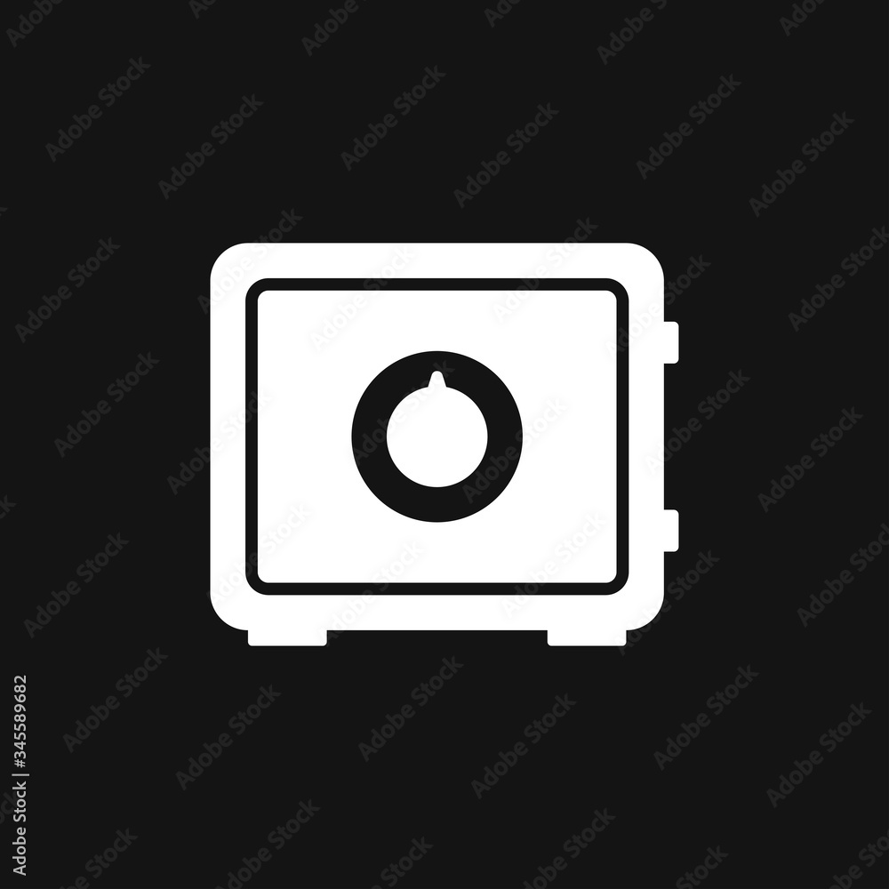 Moneybox icon. Modern flat design isolated on background Moneybox icon. Modern flat design isolated on background