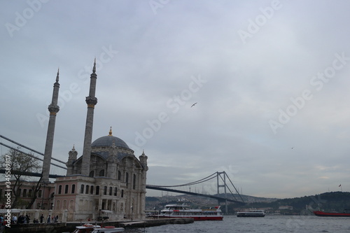 ortakoy square mosque in istanbul (grand mecidiye mosque)