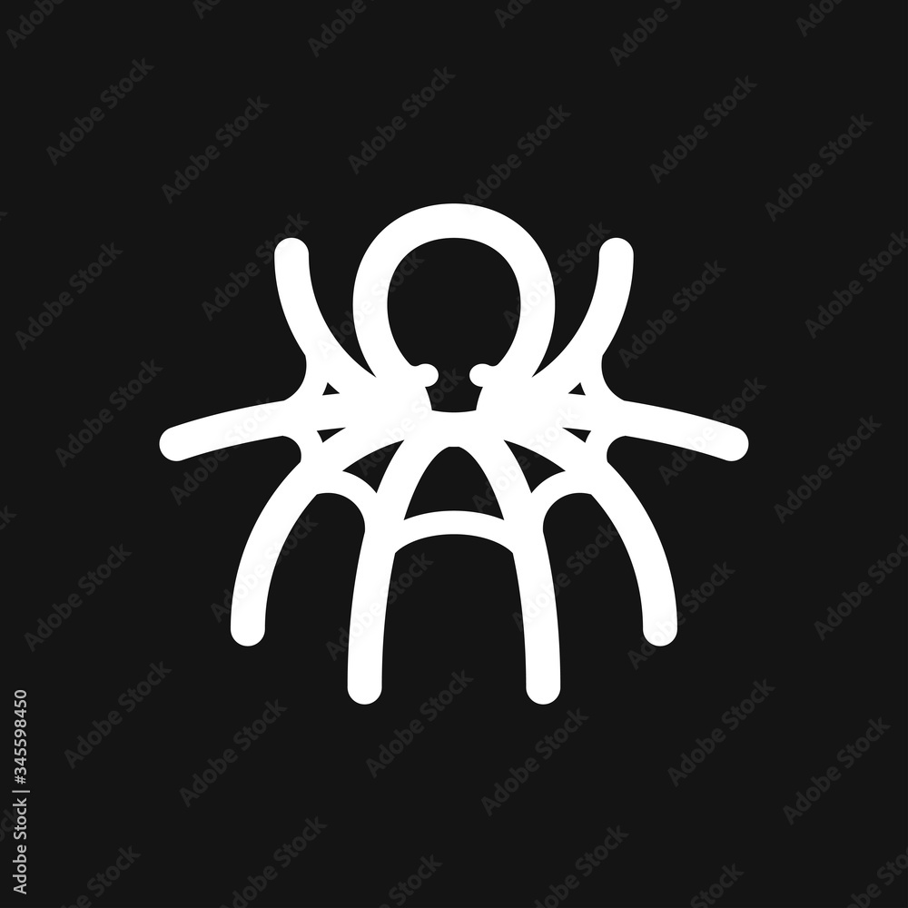 Octopus icon. Vector of an octopus design on white background. Aquatic animals. Octopus icon. Vector of an octopus design on white background. Aquatic animals.