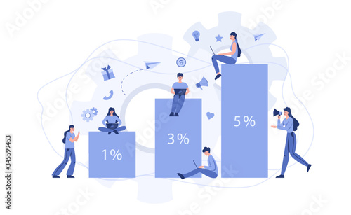 Referral program concept