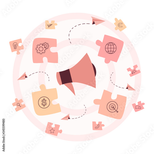 Referral program concept