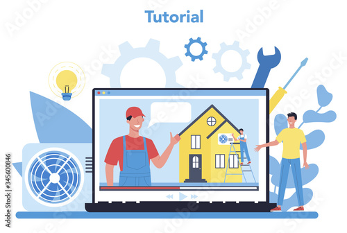 Air conditioning repair and instalation service online platform