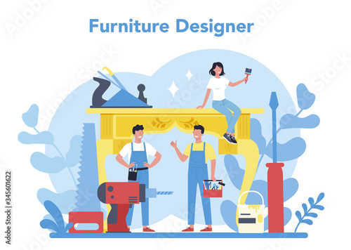 Wooden furniture maker or designer. Wood furniture repair