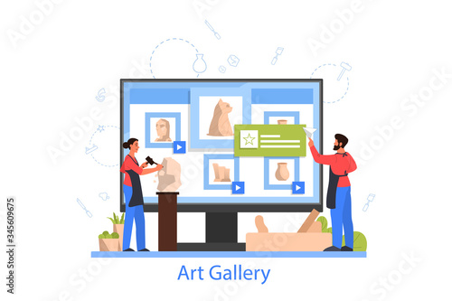 Professional sculptor online gallery. Creating sculpture of the marble,