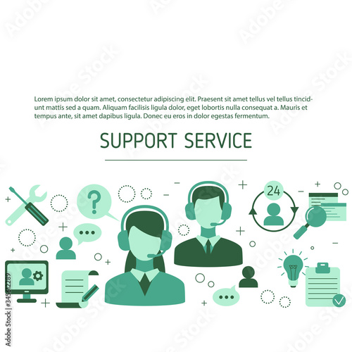 Support service concept