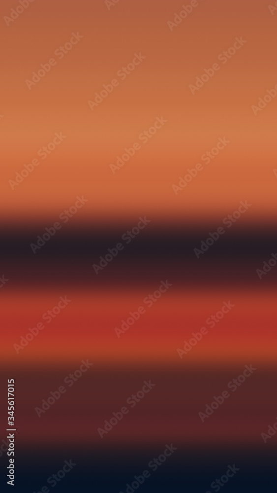 Naklejka premium Orange sky gradient background summer, blur color.