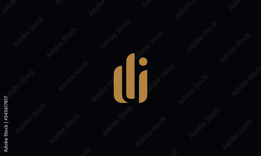 DI logo design template vector illustration minimal design DI logo design template vector illustration minimal design